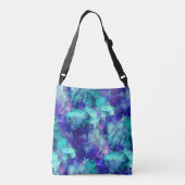Sac Ajustable aquarelles d'imaginaire bleu : (Dos)