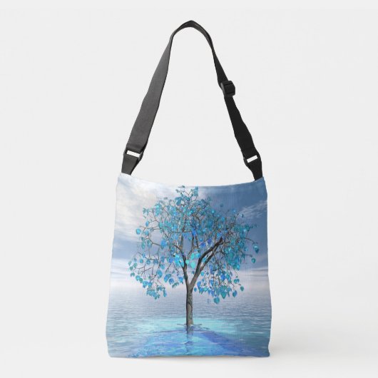 Sac Ajustable Arbre bleu cristal (Devant)