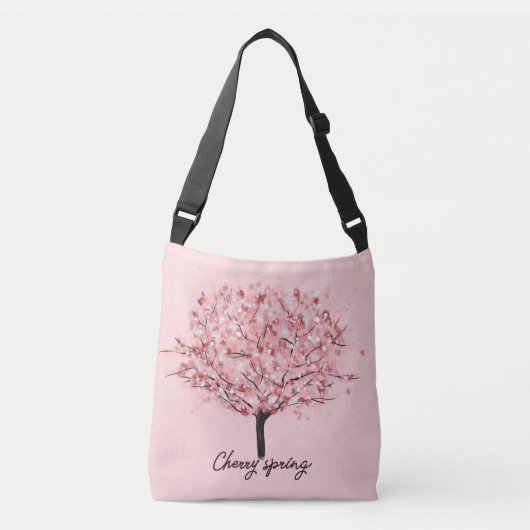 Sac Ajustable Arbre cerise en fleurs (Devant)