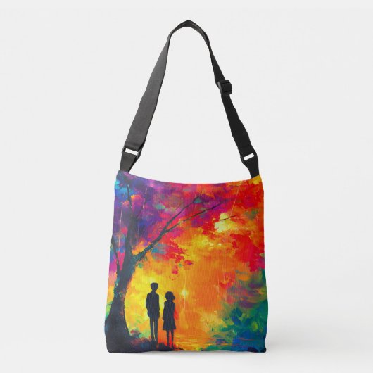 Sac Ajustable Arbre coloré d'amour (Devant)
