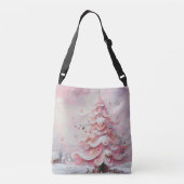 Sac Ajustable Arbre de Noël impressionniste Whimsical rose (Dos)