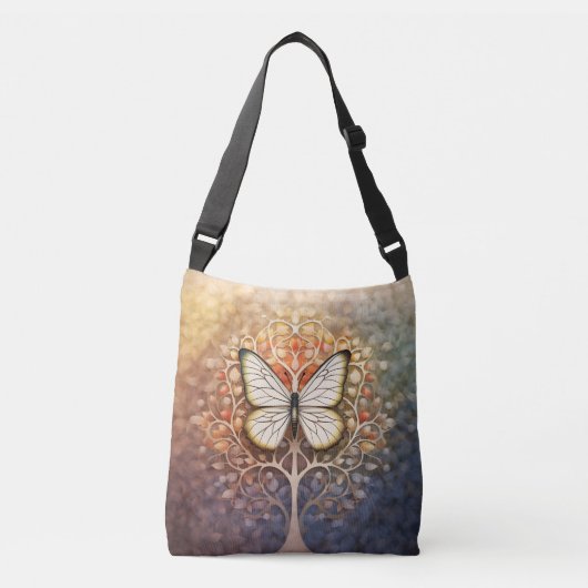Sac Ajustable Arbre De Vie Papillon Inspirant (Devant)