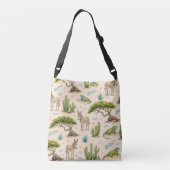 Sac Ajustable Arbre divi d'Aruba, âne, iguane, cactus (Dos)
