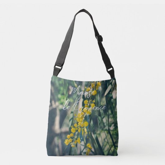 Sac Ajustable Arbre Mimosa aux fleurs jaunes (Devant)