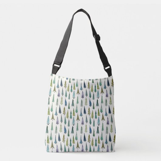 Sac Ajustable Arbres de Noël modernes Motif illustré (Devant)