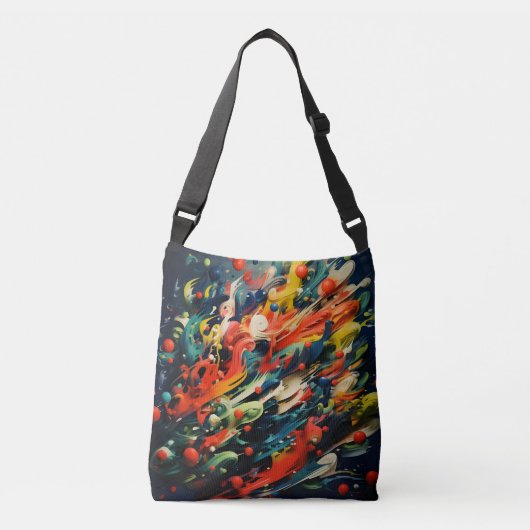 Sac Ajustable Arc-en-ciel Abstrait Rhapsody (Devant)