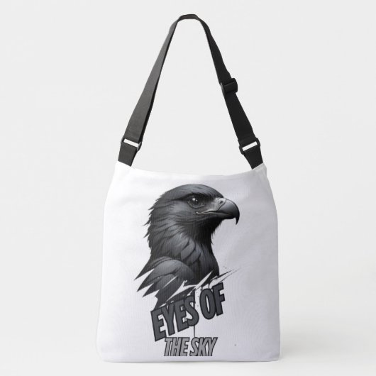 Sac Ajustable Argent gris aigle Vector Art (Devant)