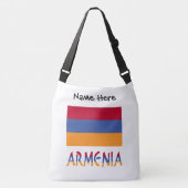 Sac Ajustable Armenia and Armenian Flag with Your Name (Devant)