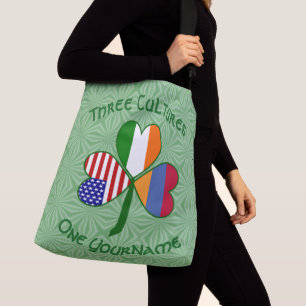 Sac Ajustable Armenie Irlande États-Unis Trèfle Personnalisé