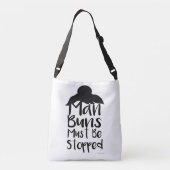 Sac Ajustable Arrêtez Ces Homme Buns Drôle Tendance Drôle Dire (Dos)