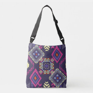Sac Ajustable Arrière - plan géométrique tribal, primitif.