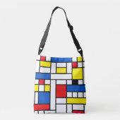 Sac Ajustable Art abstrait de style Piet Mondrian (Dos)
