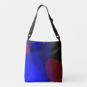 Sac Ajustable Art Abstrait Rouge Et Bleu 601 (Dos)