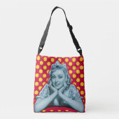 Sac Ajustable Art de la pop-up de fille rétro (Dos)