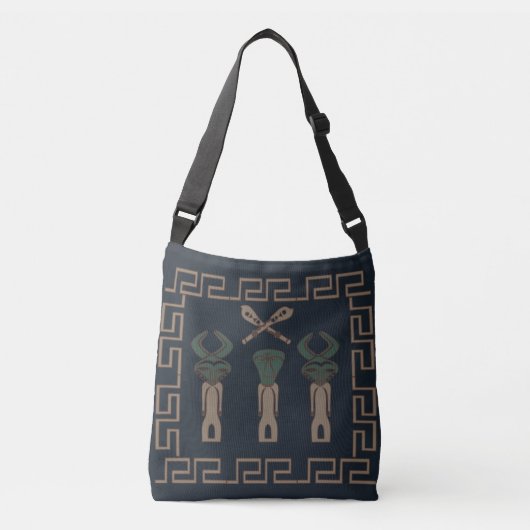 Sac Ajustable Art de la scène tribale africaine Abstraite (Devant)