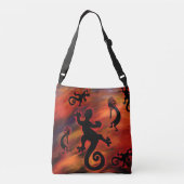 SAC AJUSTABLE ART DU LOUP GRIS (Dos)