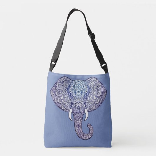 Sac Ajustable Art éléphant au henné (Dos)