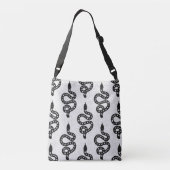Sac Ajustable Art folklorique texturé grunge sorcière serpent no (Dos)