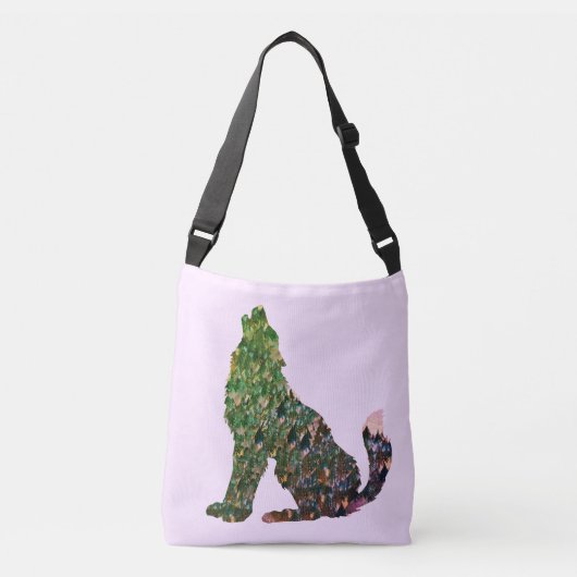Sac Ajustable Art Fourre-tout de loup (Devant)