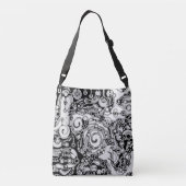 Sac Ajustable Art Géométrique Noir Et Blanc 3 (Dos)