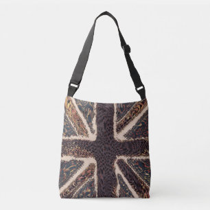 Sac Ajustable Art Liquide Union Jack Brown, Motif animal sauvage