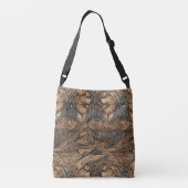 Sac Ajustable Art Nouveau Floral élégant (Dos)