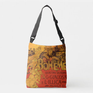 Sac Ajustable Art Nouveau vintage musique, La Bohème opéra, 1896