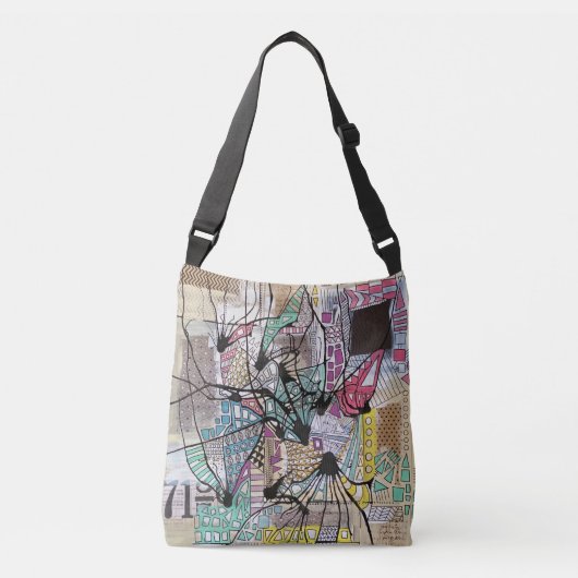 Sac Ajustable Art Recyclé multimédia mixte (Devant)