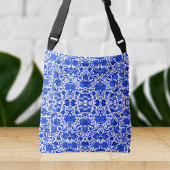 SAC AJUSTABLE ART TROPICAL VINTAGE BLEU