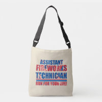 Assistant technicien de feux d'artifice drôle 4 ju