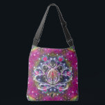 Sac Ajustable Atmospheric Zen Lotus<br><div class="desc">In a stellar kaleidoscope the spirit of the Zen Lotus centers its energy. Center your energy and become as one with this cosmic tote of the new age. Pack your bag with your mat and block and blanket and head for the ashram to do your practice. Perfect for all your...</div>