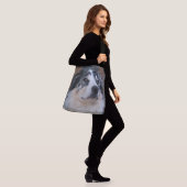 Sac Ajustable Australian Shepherd Mix Gros plan (Sur le modèle)