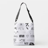 Sac Ajustable Autocollant [BLK/GRY] (Dos)