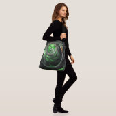 Sac Ajustable Autour du monde Vert Abstrait Art Croix Corps (Sur le modèle)