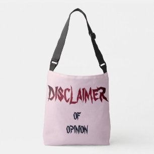 Sac Ajustable "Avis de non-responsabilité"