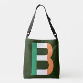 Sac Ajustable B Monogramme superposé sur le drapeau irlandais cb (Dos)