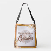 Sac Ajustable Baby shower Floral Boho rustique (Dos)