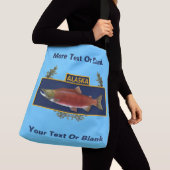 Sac Ajustable Badge du pêcheur de combat de l'Alaska (De près)