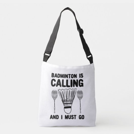Sac Ajustable Badminton - Le badminton vous appelle (Devant)