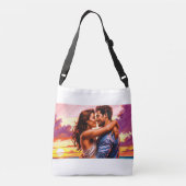 Sac Ajustable bag with romantic print of two lovers (Dos)