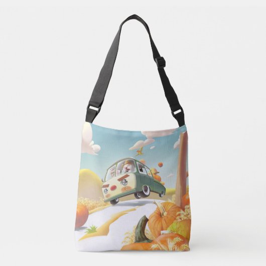 Sac Ajustable Balade en Citrouille lunaire (Devant)