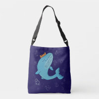 Baleine Roi avec Couronne | Art folklorique océani
