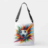 Balle de football Splash Futuriste Football Abstra