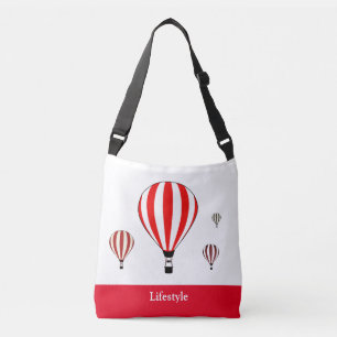 Sac Ajustable Ballons à air chaud rouges et blancs