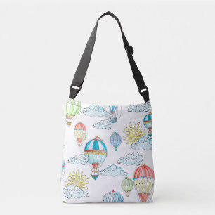Sac Ajustable Ballons vintages : Aquarelle Whimsical sans joint.