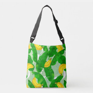 Sac Ajustable Bananes et aquarelle feuille