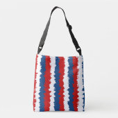 Sac Ajustable Bande Cool rouge, blanc et bleu (Dos)
