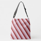 Sac Ajustable Bande de menthe rose et rouge (Dos)