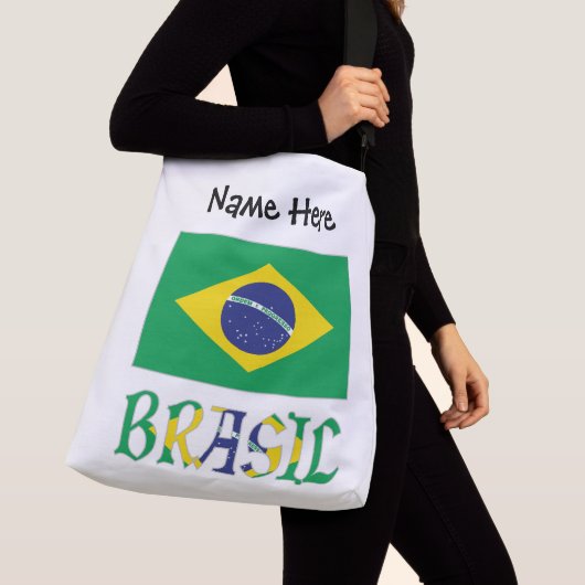Sac Ajustable Bandeira do Brasil Personalisé (De près)