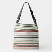 Sac Ajustable Bandes d'olivier, de vert et de rouge (Devant)